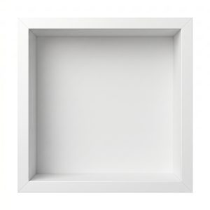 Shadow Box Frame — White 10″×10″