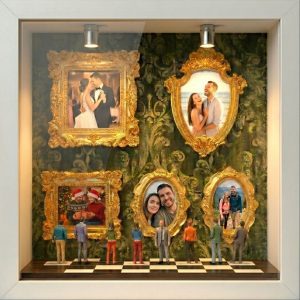 Mini Museum Silhouette Shadow Box Kit