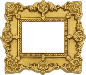 Mini Frame — Rectangular Thick Baroque